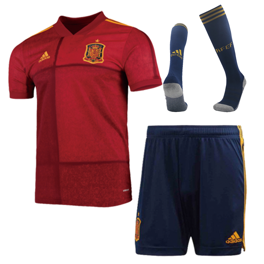 Spain Jersey Custom Home Soccer Jersey