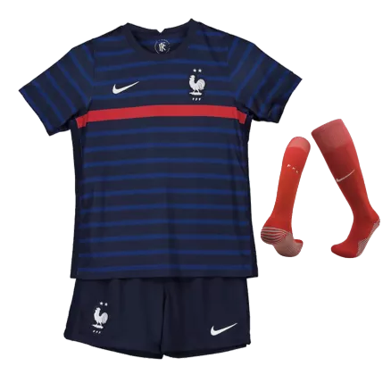 Kid's France Whole Kits Custom Home Soccer - bestsoccerstore