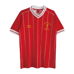 Men's Liverpool Home Red Retro UCL Soccer Jersey1981/84 - bestsoccerstore