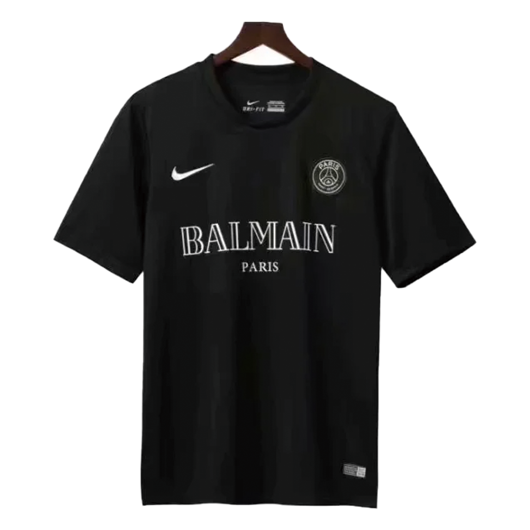 Replica Nike PSG X Balmain Training Soccer Jersey 21/22-Black | PSG