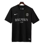 Replica Nike PSG X Balmain Training Soccer Jersey 21/22-Black - bestsoccerstore