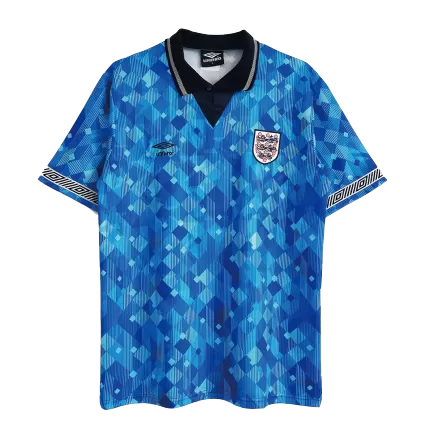 England Retro Jersey Away Soccer Shirt 1990 - bestsoccerstore