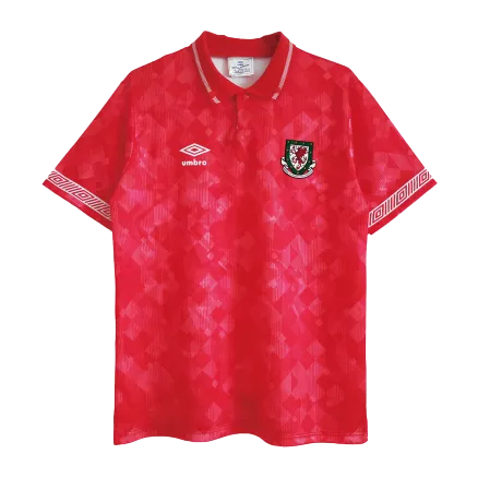 Wales Jersey Home Soccer Jersey 1990/92 - bestsoccerstore