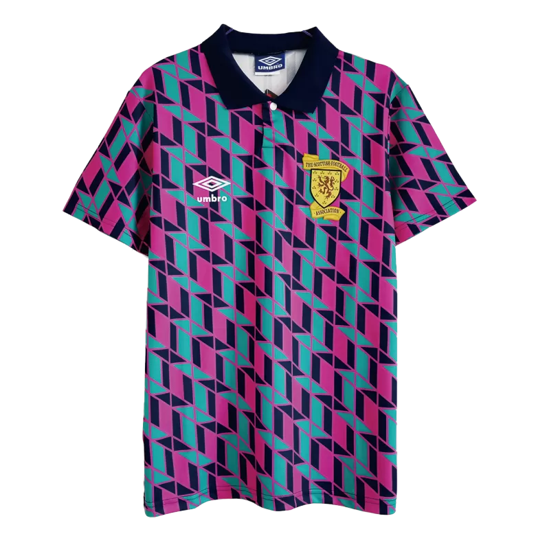 Retro 1991 Scotland Away Soccer Jersey