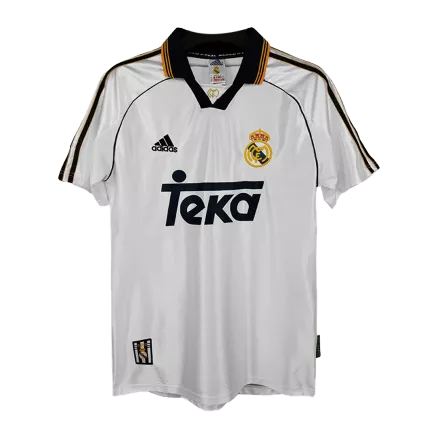 Real Madrid Retro Jersey Home Soccer Shirt 1998/00 - bestsoccerstore