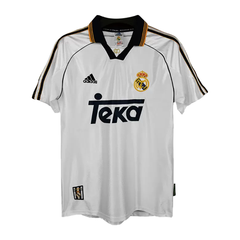 Real Madrid Retro Jersey Home Soccer Shirt 1998 00 Best Soccer Store