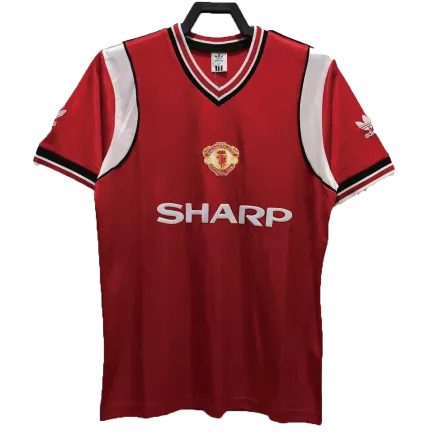 Manchester United Jersey Home Soccer Jersey 1985 - bestsoccerstore