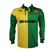 Manchester United Jersey Away Soccer Jersey 1992 - bestsoccerstore