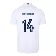 Real Madrid Jersey Custom Home Casemiro #14 Soccer Jersey 2020/21 - bestsoccerstore