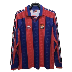 Barcelona Custom Jersey Home Soccer Jersey 1996/97 - bestsoccerstore