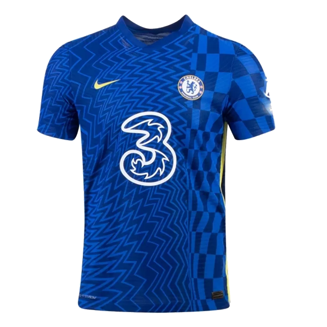 Chelsea Jersey Custom Home Soccer Jersey 2021/22 - bestsoccerstore