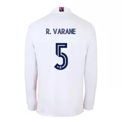 Real Madrid Jersey R. Varane #5 Home Soccer Jersey 2020/21 - bestsoccerstore