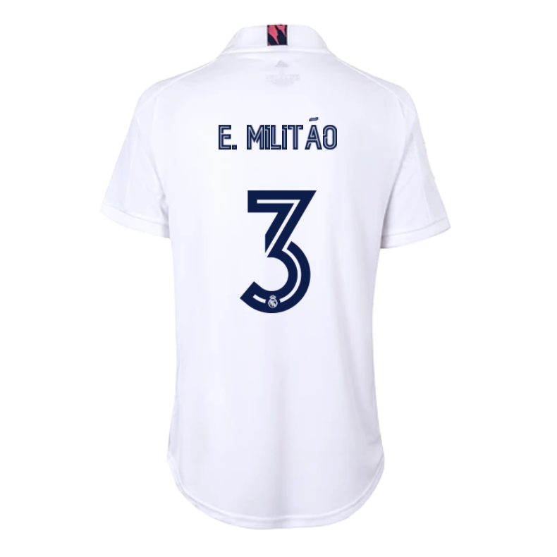 Real Madrid Jersey Custom Home E. Militão #3 Soccer Jersey 2020/21