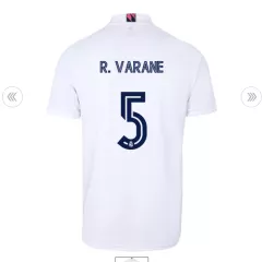 Real Madrid Jersey Custom Home R. Varane #5 Soccer Jersey 2020/21 - bestsoccerstore