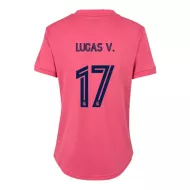 Real Madrid Jersey Custom Away Lucas V. #17 Soccer Jersey 2020/21 - bestsoccerstore