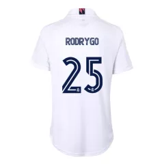 Real Madrid Jersey Custom Home Rodrygo #25 Soccer Jersey 2020/21 - bestsoccerstore