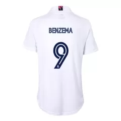 Real Madrid Jersey Custom Home Benzema #9 Soccer Jersey 2020/21 - bestsoccerstore