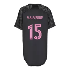 Real Madrid Jersey Custom Third Away Valverde #15 Soccer Jersey 2020/21 - bestsoccerstore