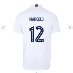 Real Madrid Jersey Custom Home Marcelo #12 Soccer Jersey 2020/21 - bestsoccerstore