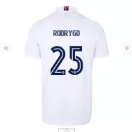 Real Madrid Jersey Custom Home Rodrygo #25 Soccer Jersey 2020/21 - bestsoccerstore
