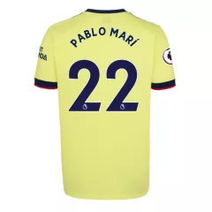 Arsenal Jersey PABLO MARÍ #22 Custom Away Soccer Jersey 2021/22 - bestsoccerstore