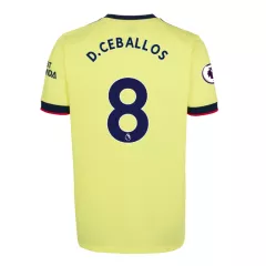 Arsenal Jersey D.CEBALLOS #8 Custom Away Soccer Jersey 2021/22 - bestsoccerstore
