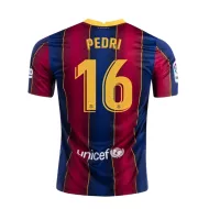 Barcelona Jersey PEDRI #16 Custom Home Soccer Jersey 2020/21 - bestsoccerstore