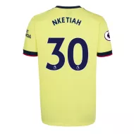 Arsenal Jersey NKETIAH #30 Custom Away Soccer Jersey 2021/22 - bestsoccerstore