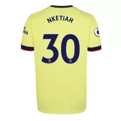 Arsenal Jersey NKETIAH #30 Custom Away Soccer Jersey 2021/22 - bestsoccerstore