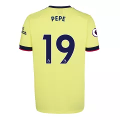 Arsenal Jersey PEPE #19 Custom Away Soccer Jersey 2021/22 - bestsoccerstore