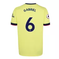 Arsenal Jersey GABRIEL #6 Custom Away Soccer Jersey 2021/22 - bestsoccerstore