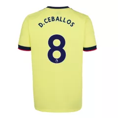 Arsenal Jersey Custom Away D.CEBALLOS #8 Soccer Jersey 2021/22 - bestsoccerstore