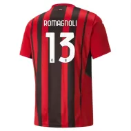 AC Milan Jersey Custom Home ROMAGNOLI #13 Soccer Jersey 2021/22 - bestsoccerstore