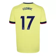 Arsenal Jersey Custom Away CEDRIC #17 Soccer Jersey 2021/22 - bestsoccerstore