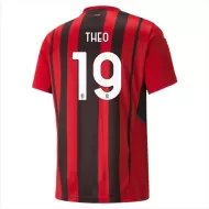 AC Milan Jersey Custom Home THEO #19 Soccer Jersey 2021/22 - bestsoccerstore