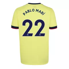 Arsenal Jersey Custom Away PABLO MARÍ #22 Soccer Jersey 2021/22 - bestsoccerstore
