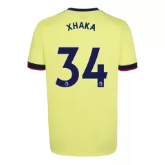 Arsenal Jersey Custom Away XHAKA #34 Soccer Jersey 2021/22 - bestsoccerstore