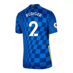 Chelsea Jersey RÜDIGER #2 Custom Home Soccer Jersey 2021/22 - bestsoccerstore