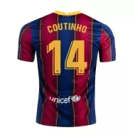 Barcelona Jersey Custom Home COUTINHO #14 Soccer Jersey 2020/21 - bestsoccerstore