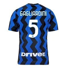 Inter Milan Jersey GAGLIARDINI #5 Custom Home Soccer Jersey 2020/21 - bestsoccerstore