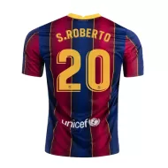 Barcelona Jersey Custom Home S.ROBERTO #20 Soccer Jersey 2020/21 - bestsoccerstore