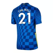 Chelsea Jersey CHILWELL #21 Custom Home Soccer Jersey 2021/22 - bestsoccerstore