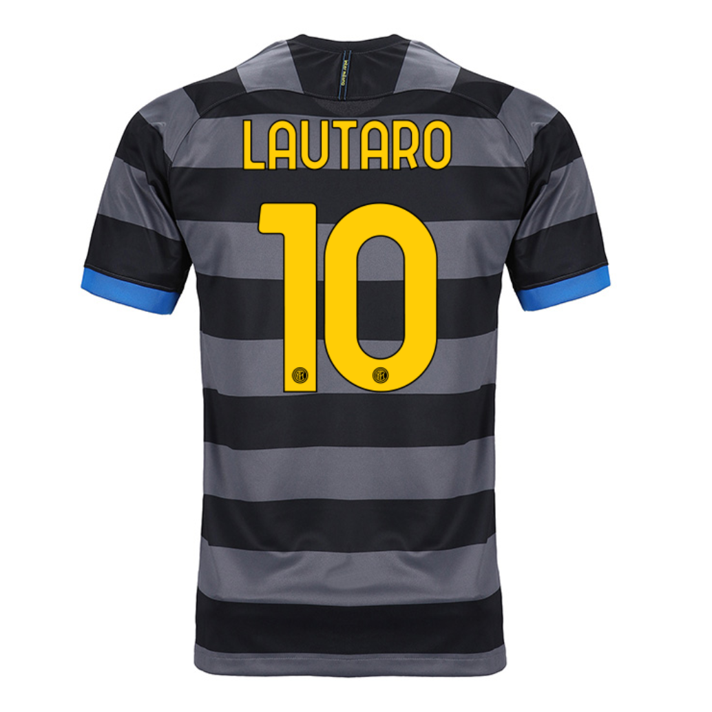 Inter Milan Jersey LAUTARO #10 Custom Third Away Soccer Jersey 2020/21