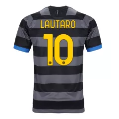 Inter Milan Jersey LAUTARO #10 Custom Third Away Soccer Jersey 2020/21 - bestsoccerstore
