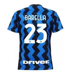 Inter Milan Jersey Custom Home BARELLA #23 Soccer Jersey 2020/21 - bestsoccerstore