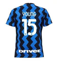Inter Milan Jersey Custom Home YOUNG #15 Soccer Jersey 2020/21 - bestsoccerstore
