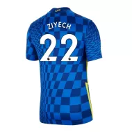 Chelsea Jersey ZIYECH #22 Custom Home Soccer Jersey 2021/22 - bestsoccerstore