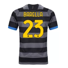 Inter Milan Jersey BARELLA #23 Custom Third Away Soccer Jersey 2020/21 - bestsoccerstore