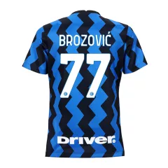 Inter Milan Jersey Custom Home BROZOVIĆ #77 Soccer Jersey 2020/21 - bestsoccerstore