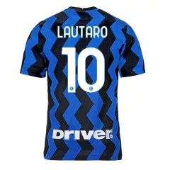 Inter Milan Jersey LAUTARO #10 Custom Home Soccer Jersey 2020/21 - bestsoccerstore